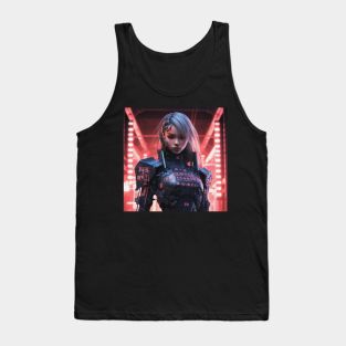 Cyberpunk Warrior Tank Top